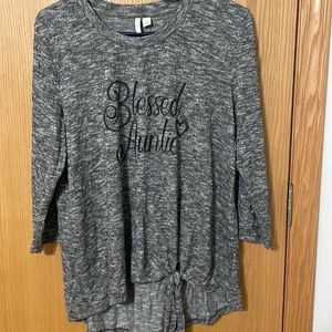 Blessed Auntie top Cato